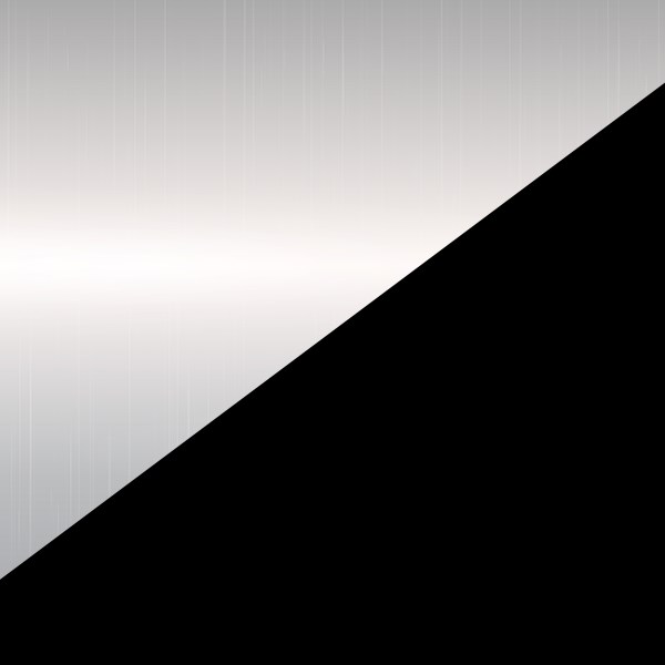 Blank krom / Matt svart (MIST/EASE)