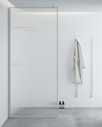 rammedusj med rillet glass