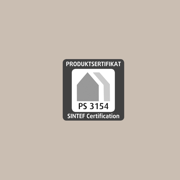 Produktet er testet og typegodkjent av SINTEF.