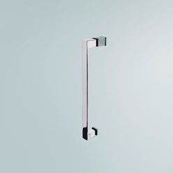 c/c: 256 mm, B: 22 mm. Kostnadsfritt alternativ til alle måltilpassede ARC-dusjvegger, unntatt på ARC Skyvedør der det inngår som standard.