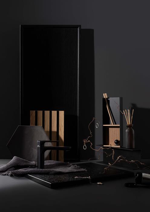 Moodboard til Black Oak House
