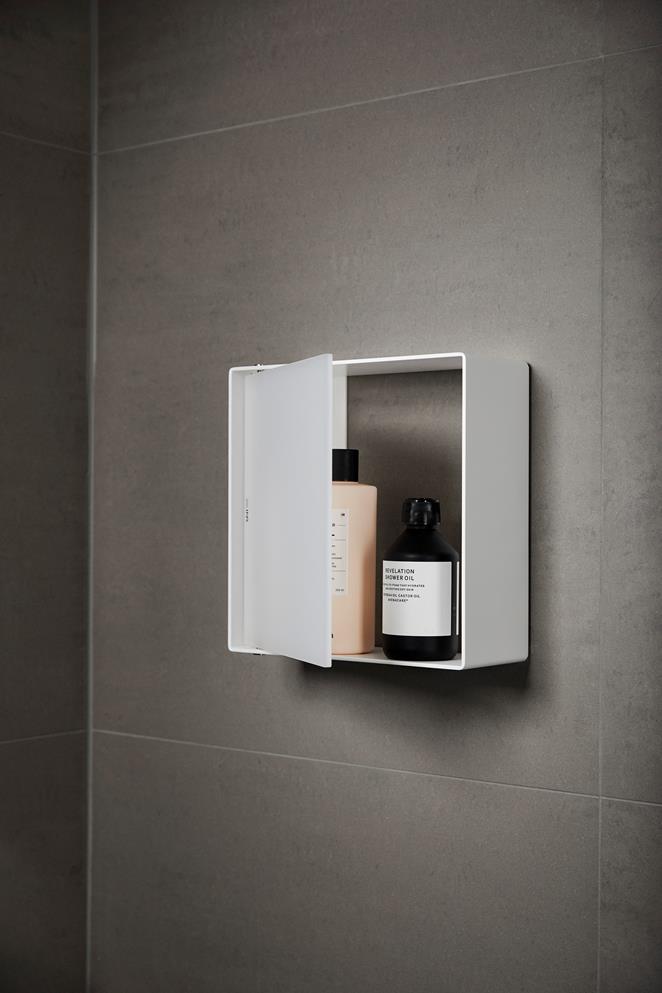 Dusjoppbevaring Case i Matte White.
