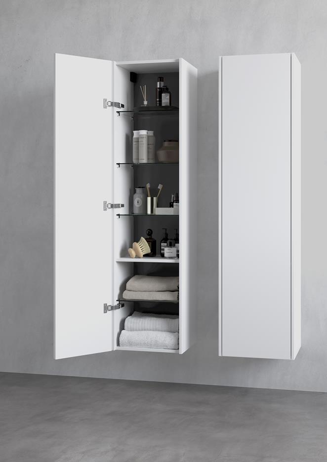 Høyskap GRAND Solid 40 i Premium White.
