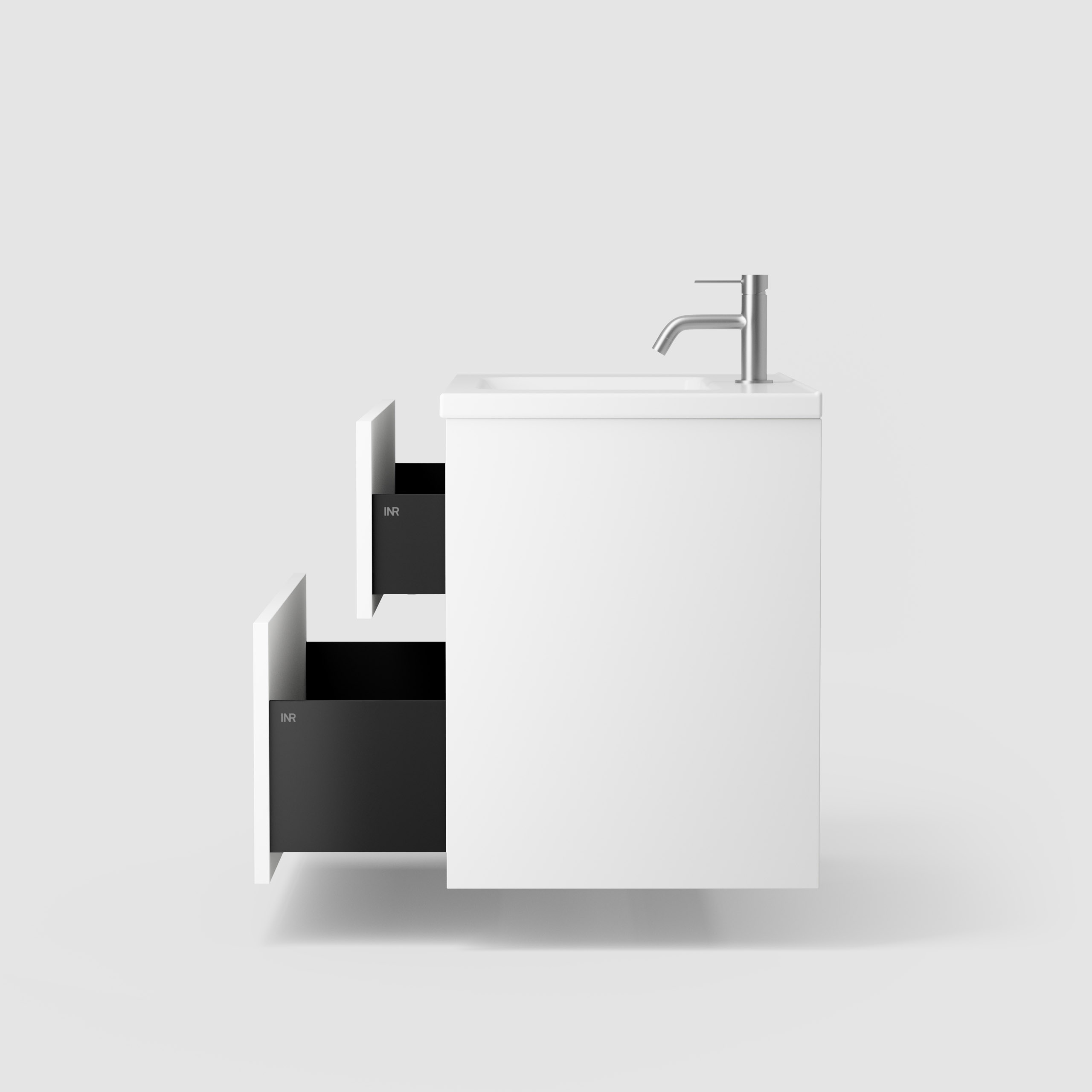 Grand Solid med servant i porselen 