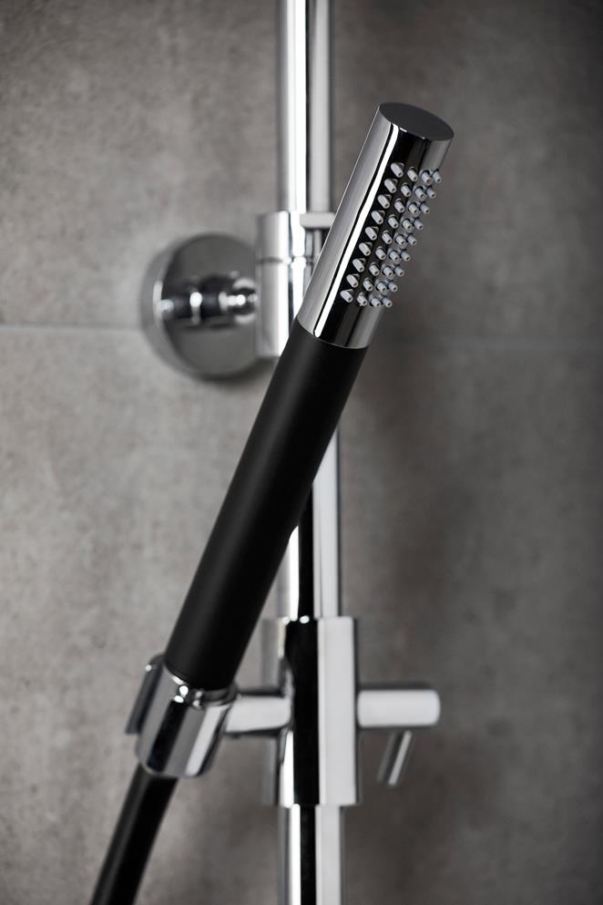 Takdusjsett Mist i Chrome / Matte White.
