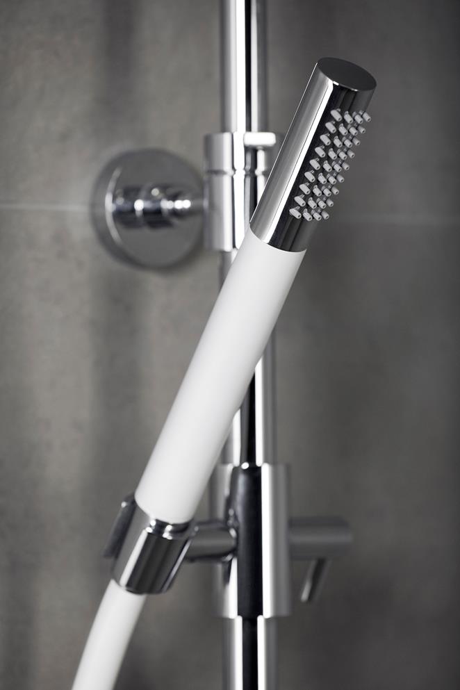 Takdusjsett Mist i Chrome / Matte White.
