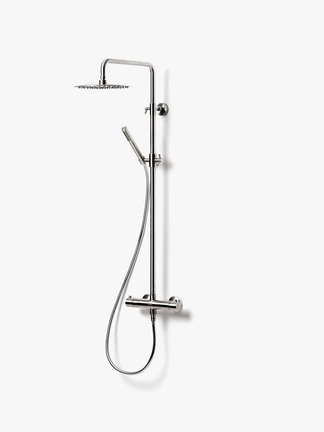 Takdusjsett Steel Pleasure 2 i Brushed Stainless.
