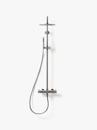 Takdusjsett Steel Pleasure 2 i Brushed Stainless.
