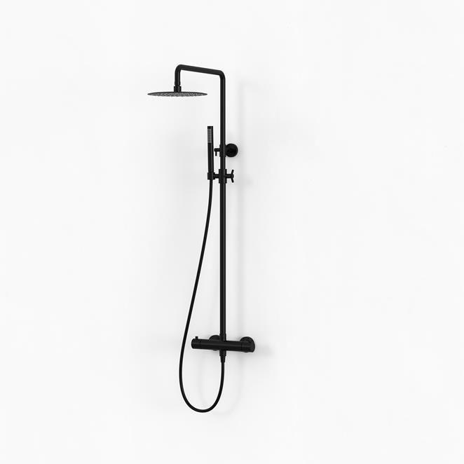 Takdusjsett Steel Pleasure 2 i Ultra Matte Black.
