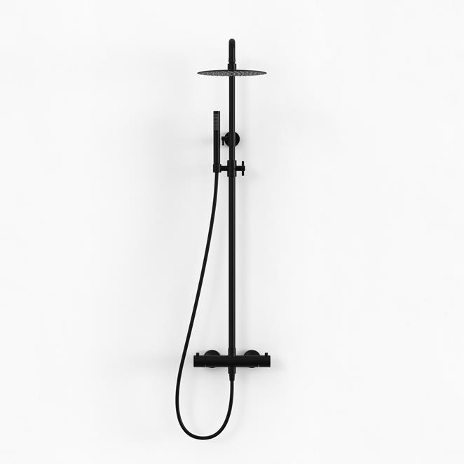 Takdusjsett Steel Pleasure 2 i Ultra Matte Black.
