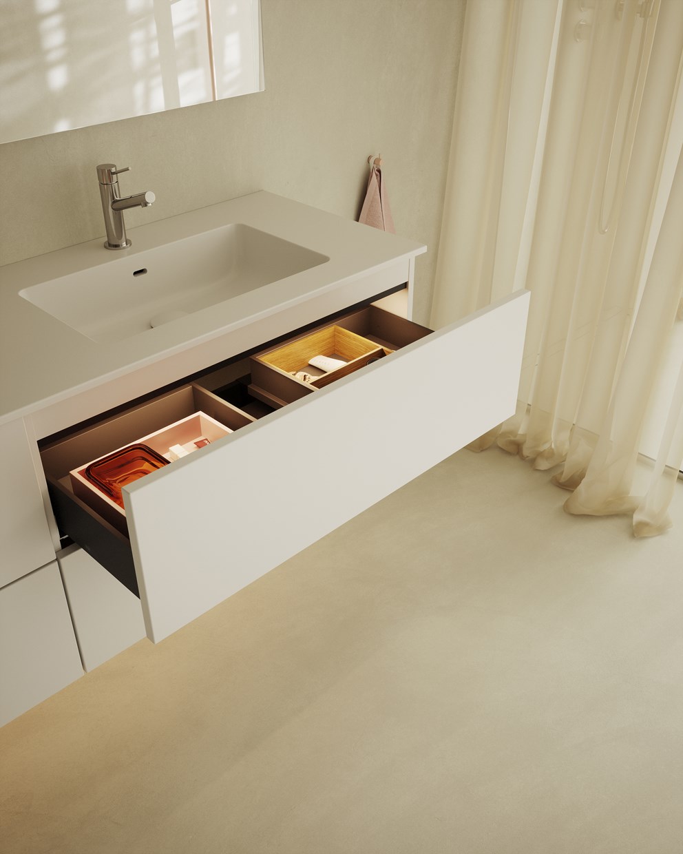 Servantskap Core Solid med tilvalg Plus Light og Plus Divider.