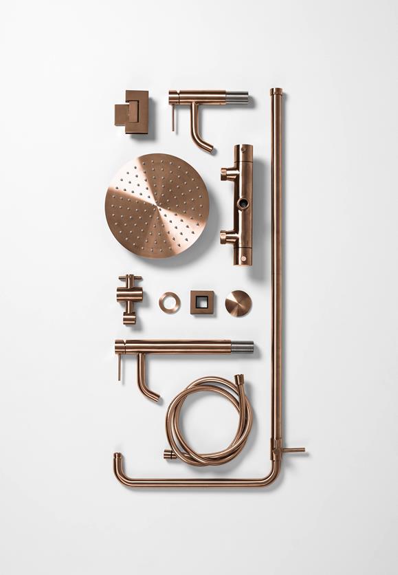 Brushed Bronze - en elegant finish i bronsetoner med et snev av kobber.