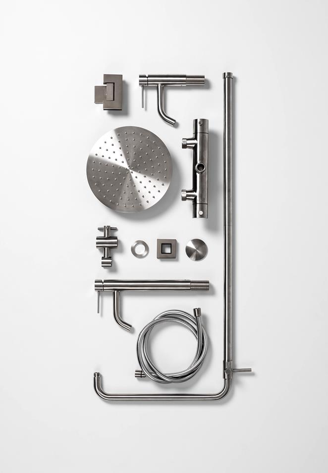Brushed Stainless - en klassisk finish som oser av tidløs design og eksklusivitet.