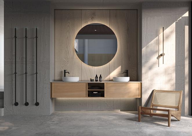 Air Wood Unlimited med speil Loox 110.