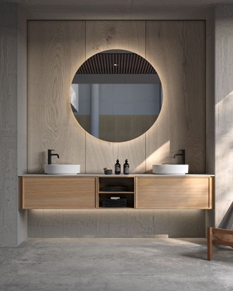 Air Wood Unlimited med speil Loox 110.