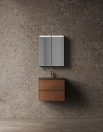 Core Nema 60 i Dark Oak med Alvaret Earth 60x120.