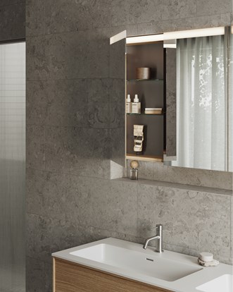 Innbygd speilskap Stage 160. Alvaret Ash 60x30.