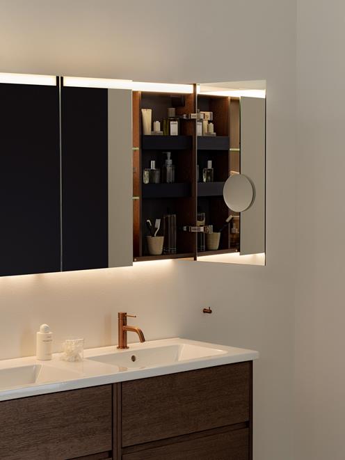 Speilskap Stage Plus 140. Servantskap Grand Grip 140 i Dark Oak.