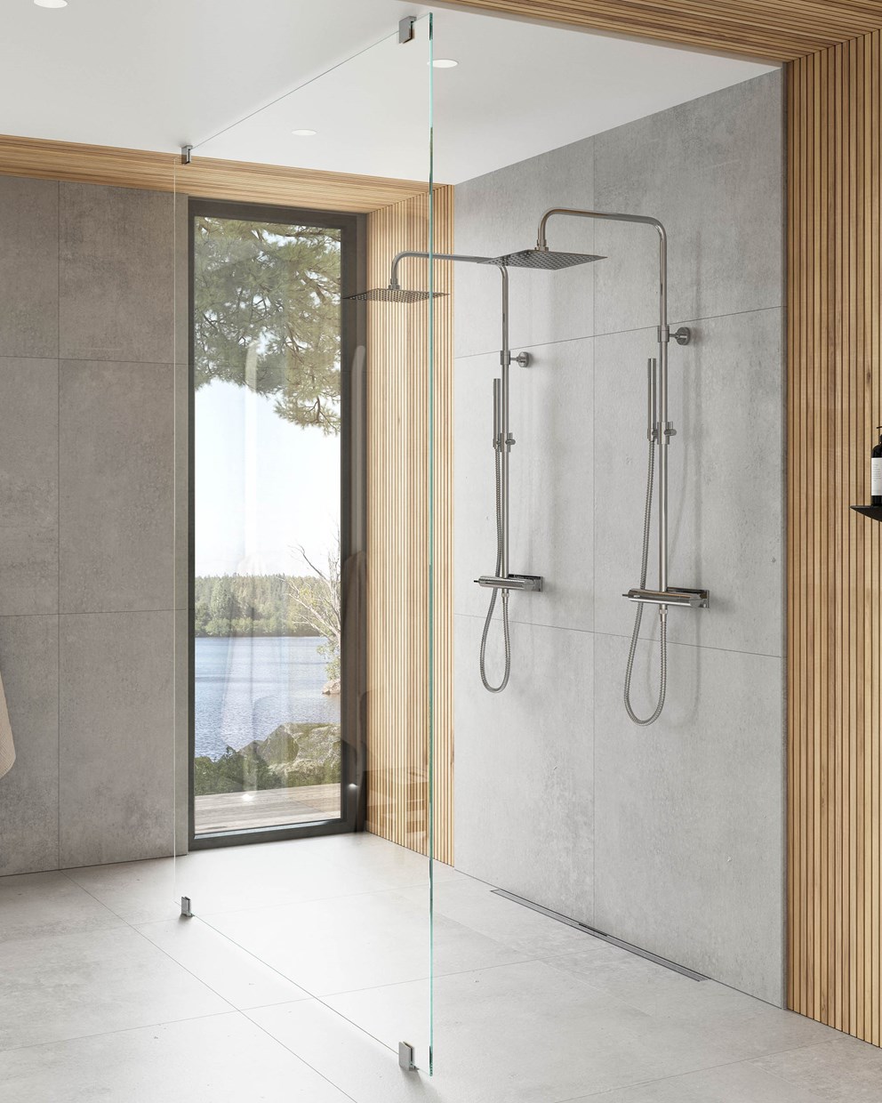 Dusjløsning ARC 43 Plus Original med takdusjsett EASE.