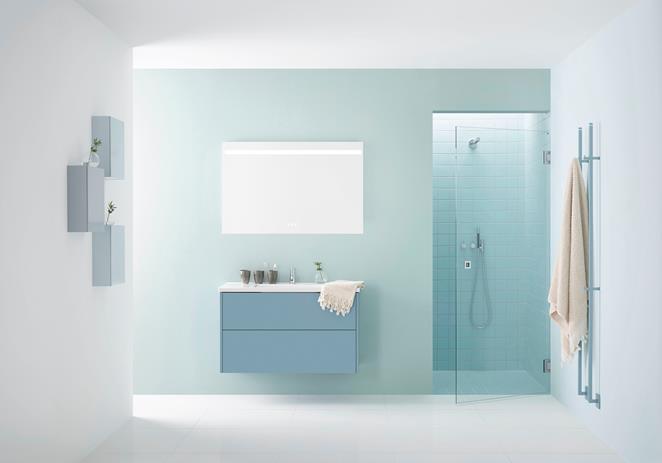 GRAND Solid 80 NCS med speil TOUCH 80. Dusjdør ARC 2 Original.
